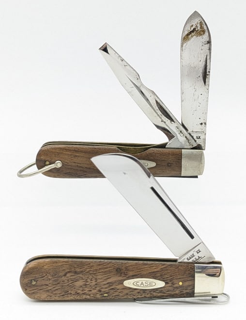 1965-69 & 71 Case XX Smooth Wood Electrician Knives (1 of 7)
