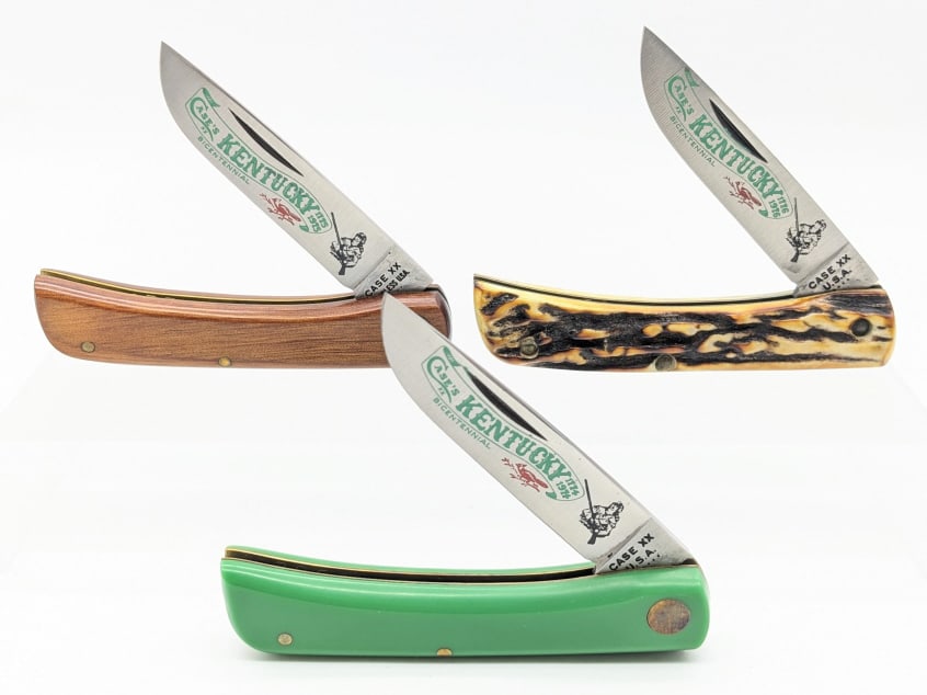 1976 Case XX Kentucky Bicen. Sod Buster Jr Knife Set (1 of 5)