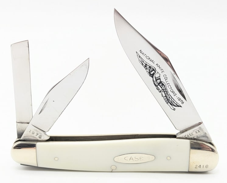 Ltd 1976 Case XX NKCA White Whittler Knife 4380 (1 of 5)