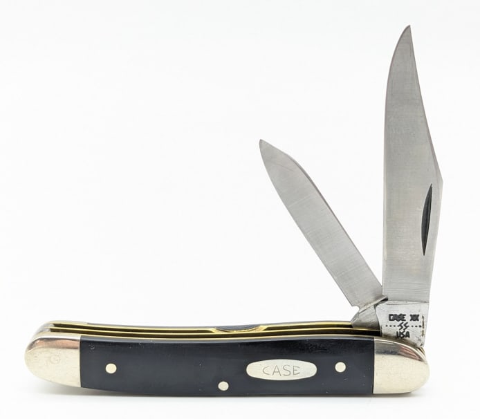 1982 Case XX Slick Black Texas Knife 22087 (1 of 4)