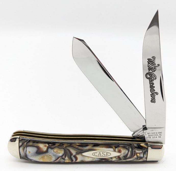 1993 Case XX Classic Caramel Swirl Mini Trapper Knife 1 of 250 (1 of 4)
