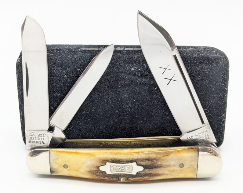 1994 Case XX Classic Stag 3 spring Whittler Knife 1 of 200 (1 of 4)