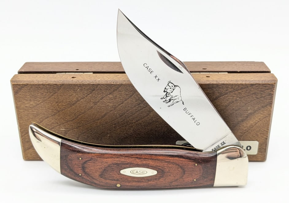 Case XX Wood Buffalo Knife P172 w/ Case (1 of 4)