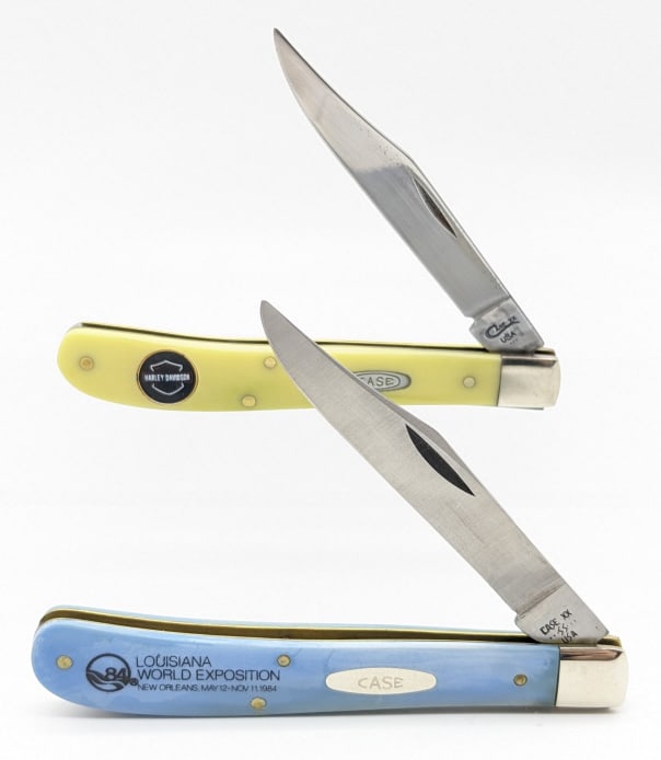 1984 & 97 Case XX Advertising Slim Line Trappers (1 of 6)