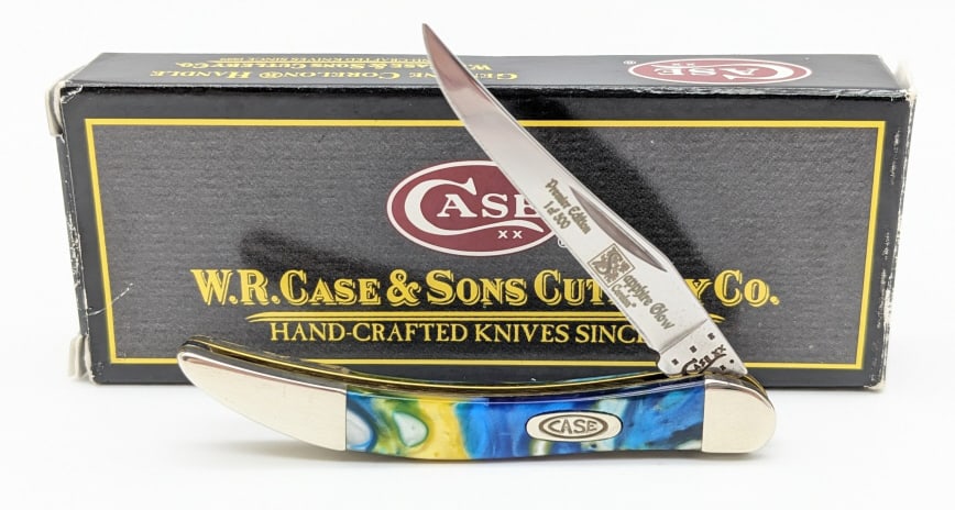 2013 Case XX Saphire Glow Corelon Tiny Toothpick Knife 1 of 500 (1 of 4)