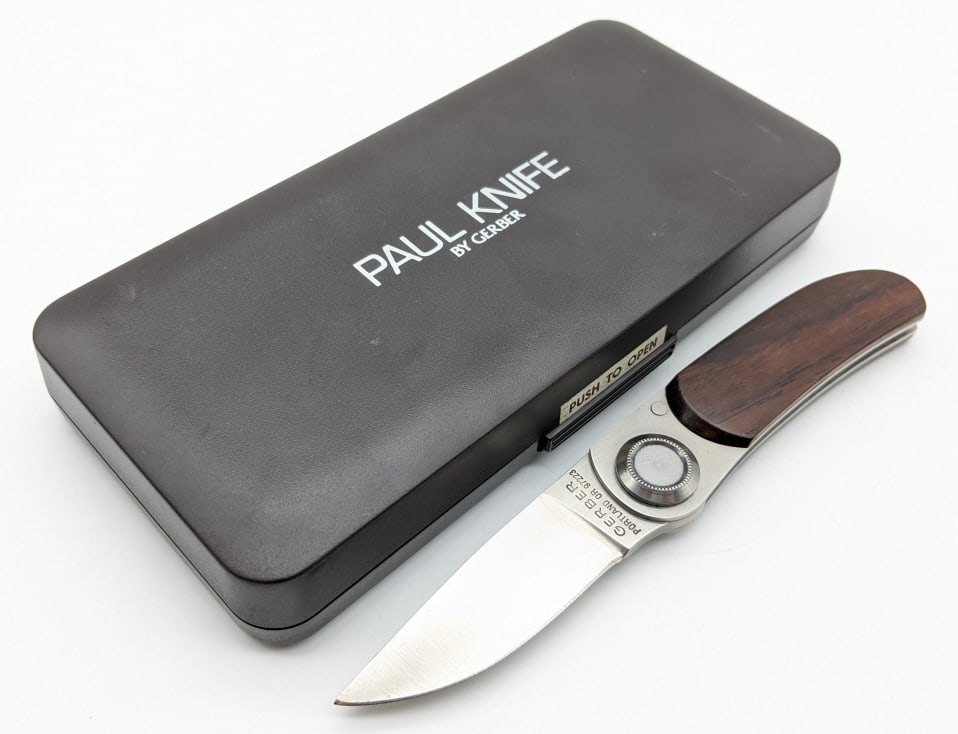 Gerber Paul Model 2PW Cocobolo Wood Knife w/ Box (1 of 6)