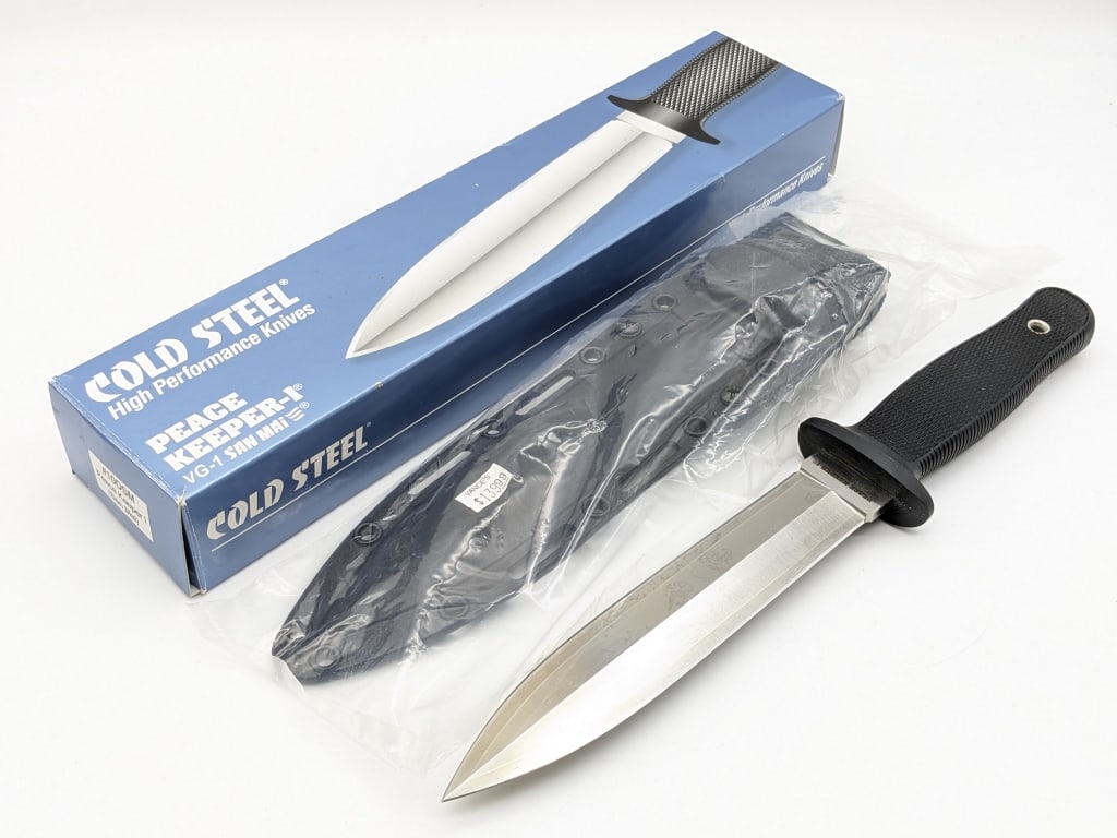 NIB Cold Steel Peacekeeper I Fixed Blade Knife (1 of 6)