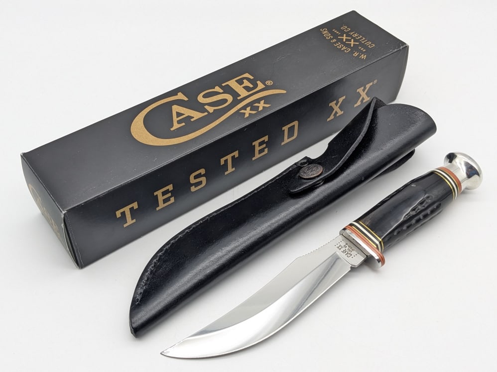 NIB 2021 Case XX Buffalo Horn Fixed Blade Hunter Knife (1 of 4)