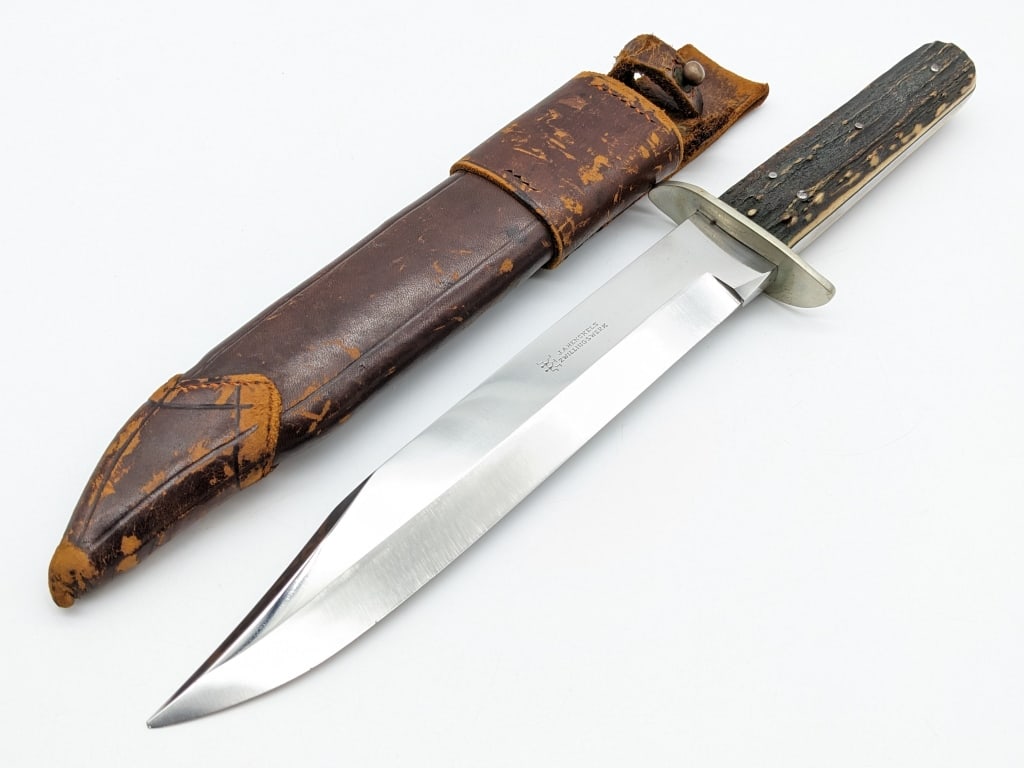 Civil War Style J.A. Henckels Bowie Knife w Sheath (1 of 7)