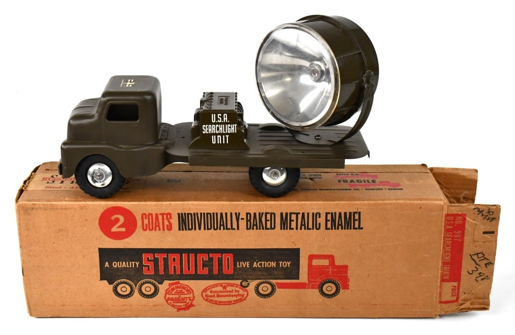 Structo No. 907 Searchlight Truck w/ Box (1 of 11)