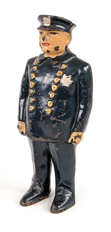 Arcade Cast Iron Policeman Bank (1 of 10)