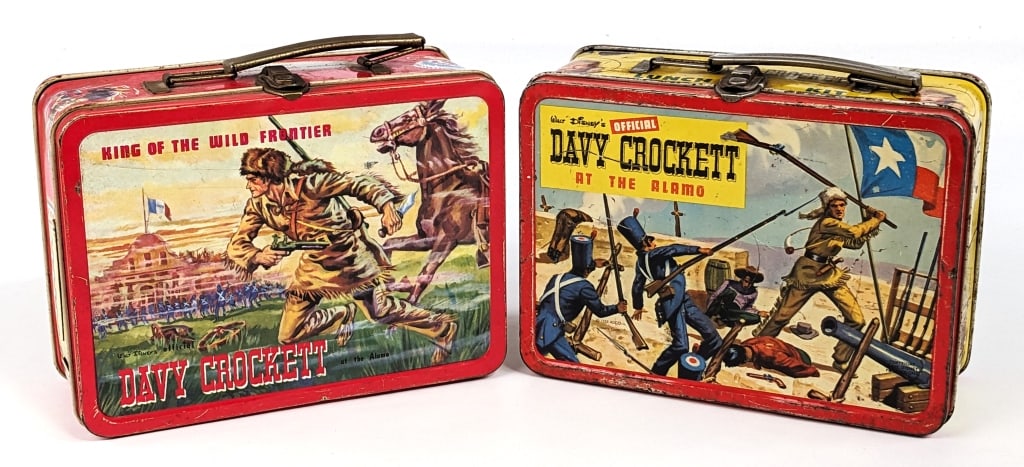 Walt Disney's Davy Crockett Metal Lunchboxes (1 of 14)
