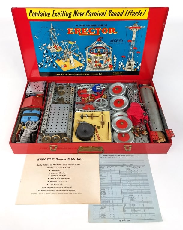 Gilbert No. 10082 Amusement Park Set w/ Box (1 of 17)