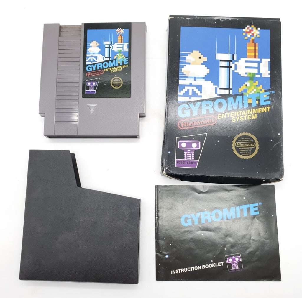 Vintage Nintendo NES Gyromite Robot Series Game (1 of 14)