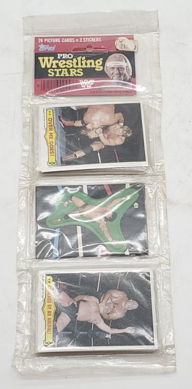 1985 Topps WWF Trading Cards Sealed Rack Pack (1 of 6)