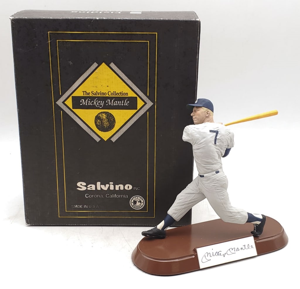 LE Salvino Mickey Mantle Autographed Figurine (1 of 8)