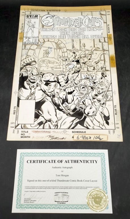 Vintage Thundercats #5 Comic Book Cover Layout (1 of 8)