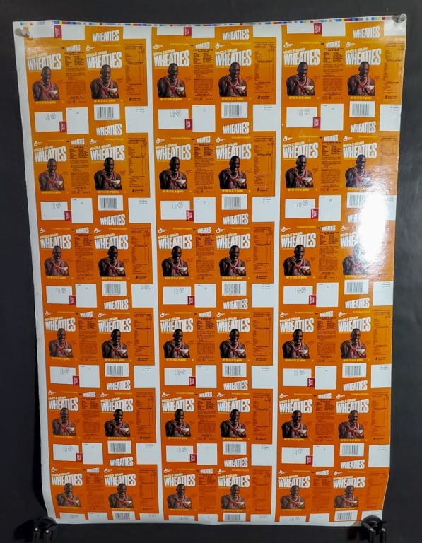 Michael Jordan Mini Wheaties Boxes Uncut Sheet (1 of 3)