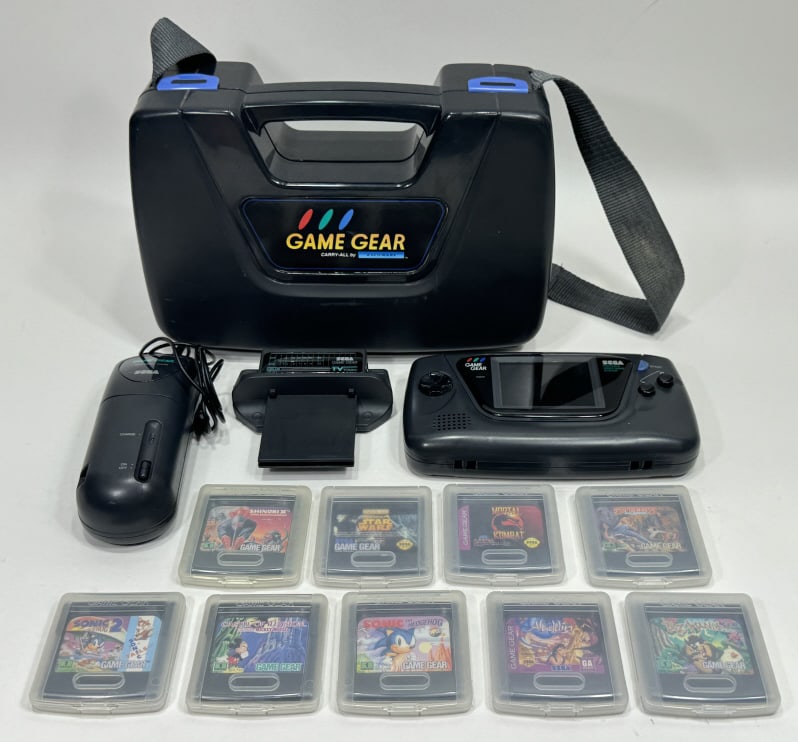 Sega Game Gear Portable Game System Lot (1 of 19)