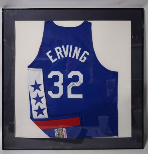 Julius Erving Signed New York Nets Jersey (1 of 10)