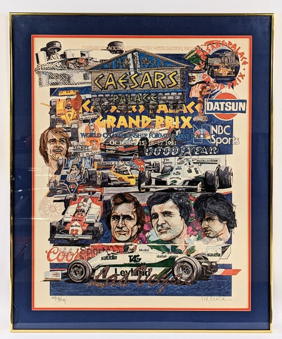 Ron Burton Caesar's Palace Grand Prix Print (1 of 11)