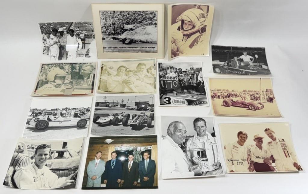 Bobby Unser's 8x10 Racing Photograph Lot (1 of 13)