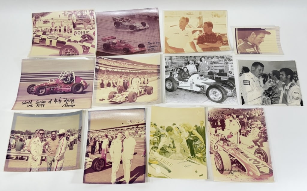Bobby Unser's 8x10 Racing Photograph Lot (1 of 10)