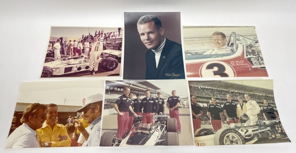 Bobby Unser's Vintage 14x11 Racing Photograph Lot (1 of 8)