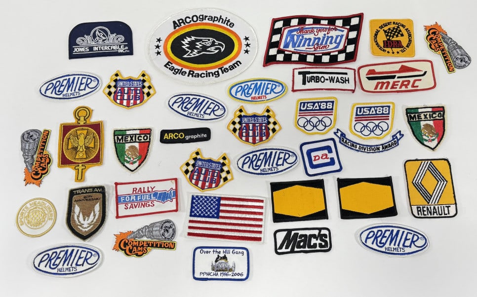 Bobby Unser's Vintage Racing Patches (1 of 9)