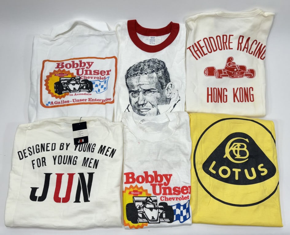 (6) Vintage Bobby Unser Racing T-Shirts (1 of 20)