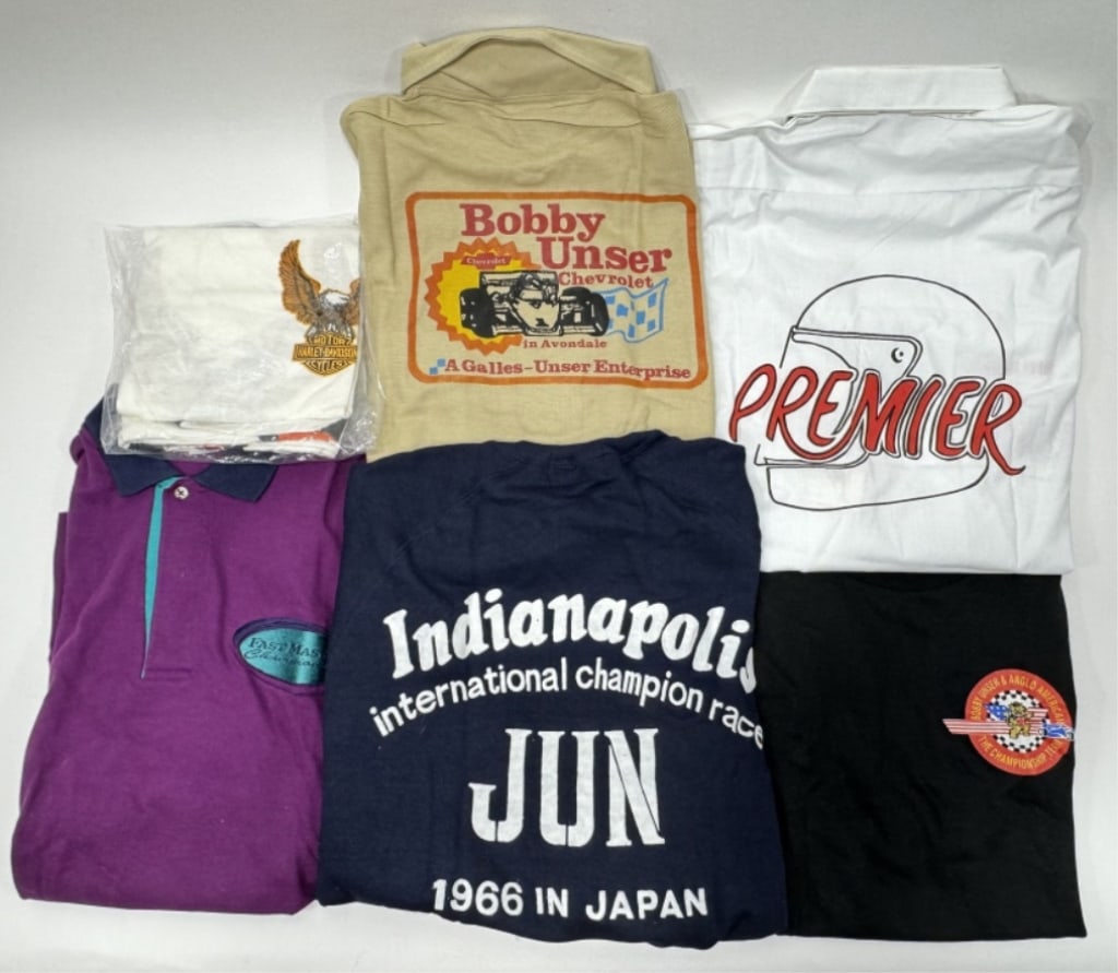 (6) Vintage Bobby Unser Racing Shirts (1 of 20)
