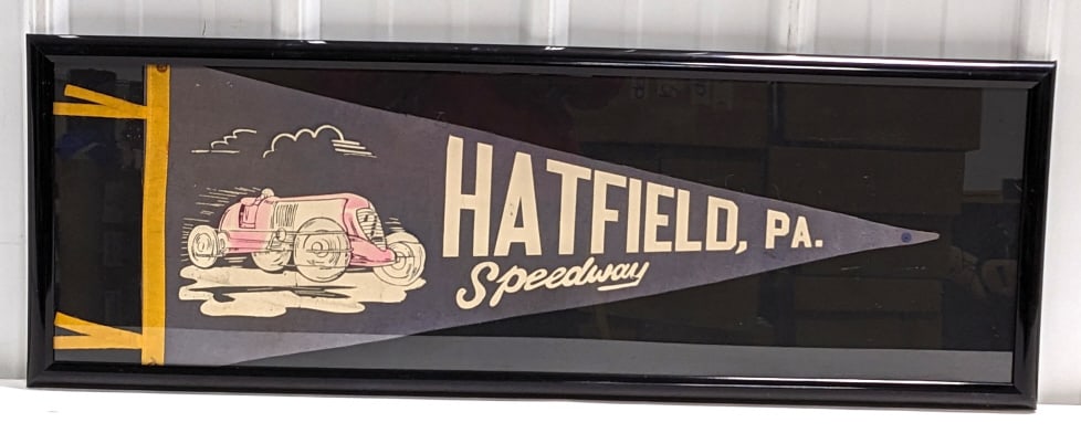 Hatfield PA. Speedway Framed Pennant (1 of 5)