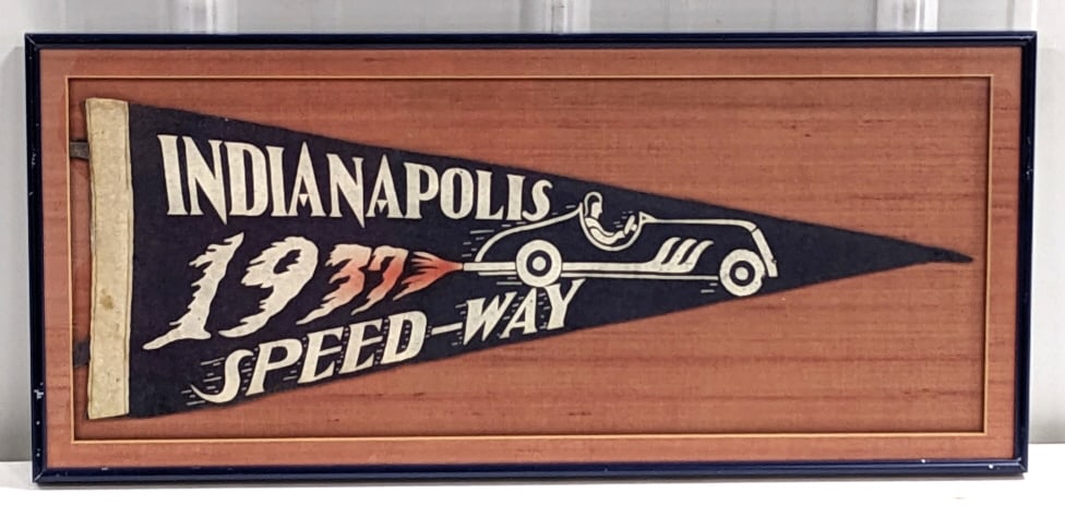 1937 Indianapolis 500 Framed Pennant (1 of 5)