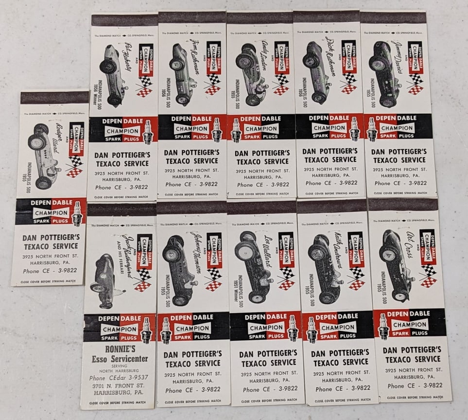 (11) Vintage Champion Matchbook Covers (1 of 6)