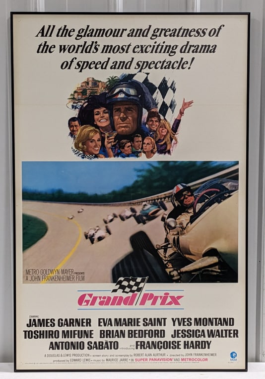 Grand Prix Movie Framed Poster (1 of 6)