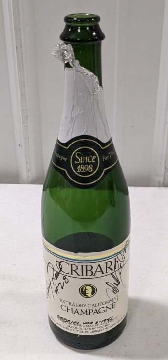 1983 NASCAR Gabriel 400 Victory Lane Champagne (1 of 6)