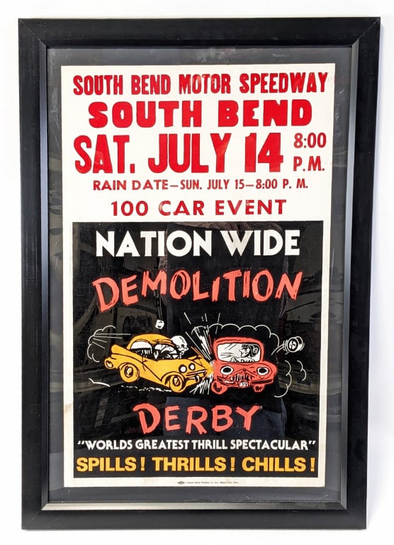 South Bend Motor Speedway Demolition Derby Poster (1 of 3)