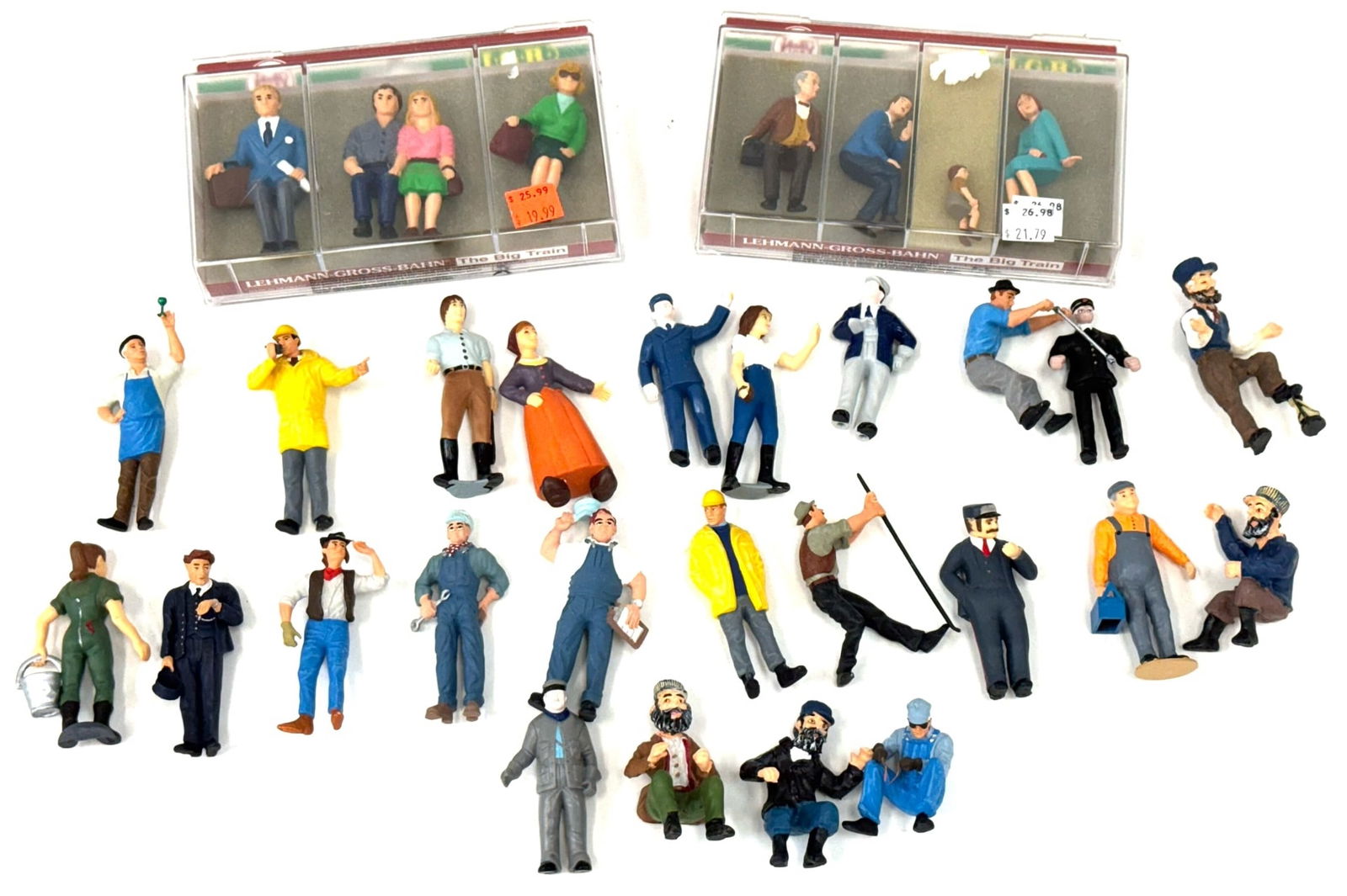 L.G.B. Trains Passenger & Town Figurines: L.G.B. Trains Passenger & Town Figurines