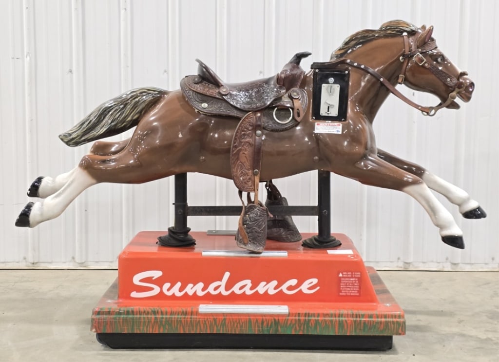 Vintage "Sundance" Coin-Op Horse Kiddie Ride (1 of 7)
