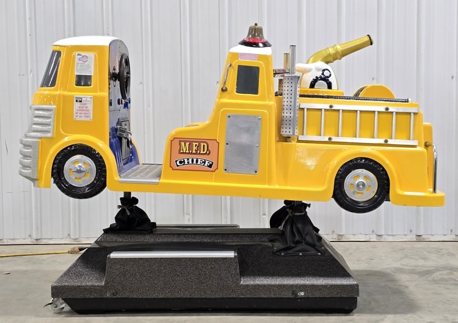 Bafco Ltd "M.F.D. Chief" Fire Truck Kiddie Ride (1 of 8)
