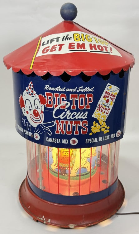 Vintage Big Top Circus Nuts Lighted Motion Display (1 of 17)