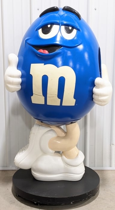 Giant Blue M&M's Male Figural Store Display (1 of 17)