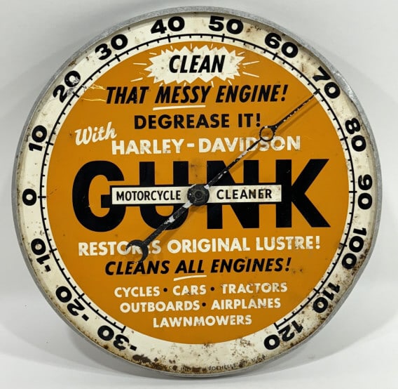 Vtg Harley-Davidson Gunk Thermometer By PAM (1 of 8)