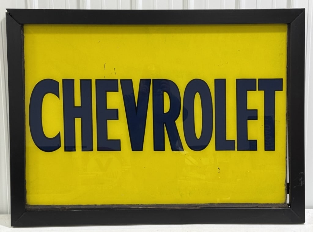4ft Original Vintage Chevrolet Dealership ROG Sign (1 of 11)