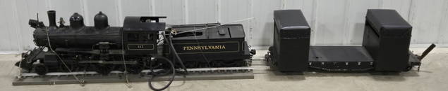 4-1/2" Gauge Pennsylvania 4-4-0 Live Steam Engine