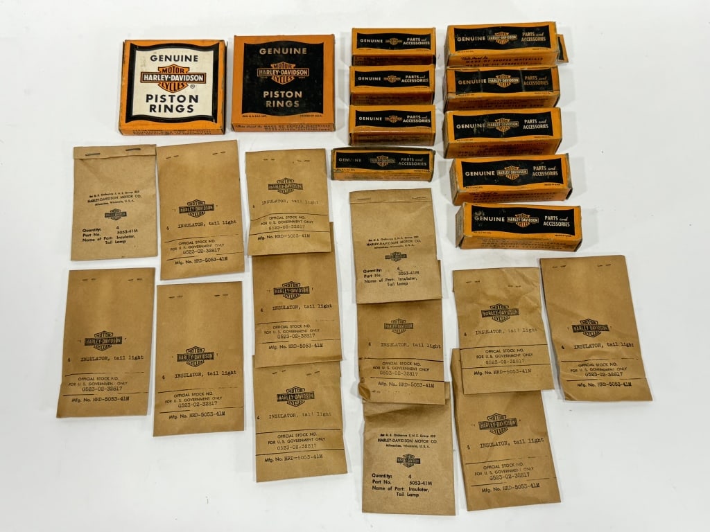 Vintage NOS Harley-Davidson Motorcycle Parts (1 of 10)