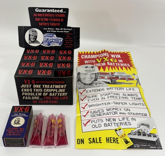 Vtg NOS VX-6 Auto Battery Additive Store Display (1 of 14)