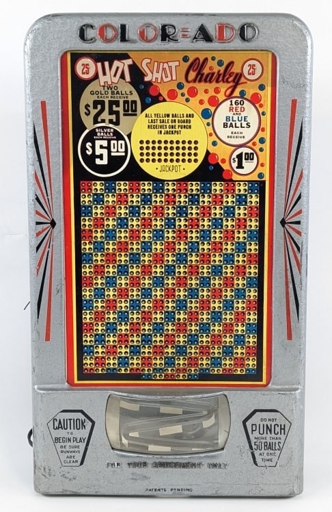 Color-Ado 25 Cent Lighted Punch Board Machine (1 of 11)