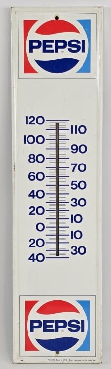 Vintage SST Pepsi-Cola Advertising Thermometer (1 of 4)