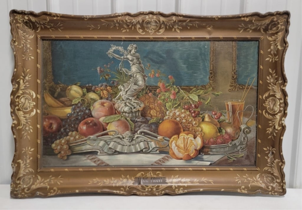 Antique SST True Fruit Soda Advertising Sign (1 of 10)